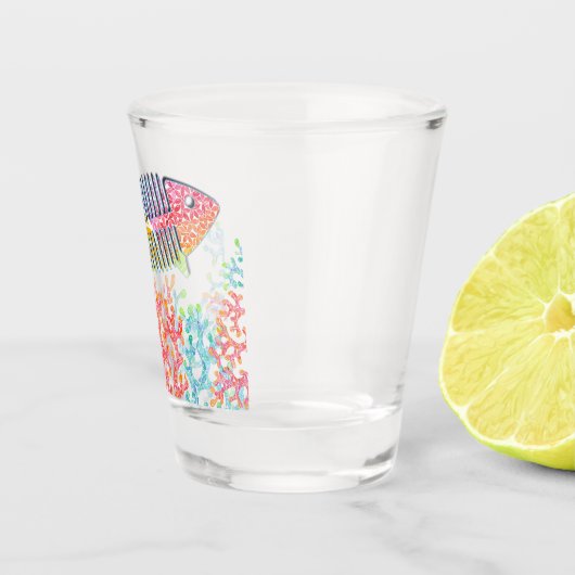 Tropisches Schießglas Schnapsglas (Rechts)