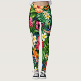 Tropisches Schmetterlingsmuster Leggings