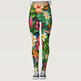 Tropisches Schmetterlingsmuster Leggings