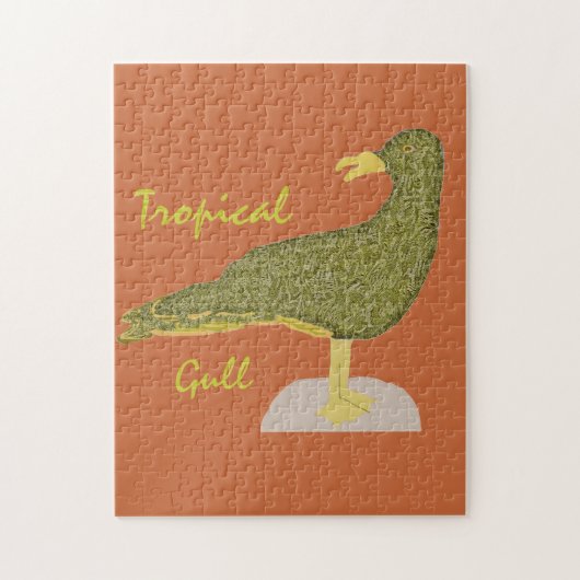 Tropisches Seagull-Brown Puzzle (Vertikal)