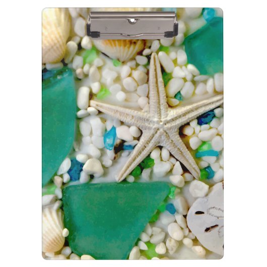 Tropisches Seeleben-Thema Klemmbrett (Vorderseite)