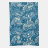 Tropisches Seemuster Handtuch (Vertikal)