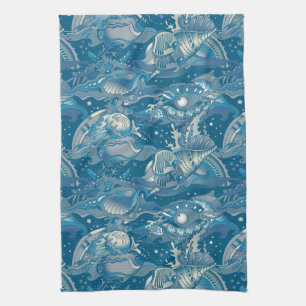 Tropisches Seemuster Handtuch