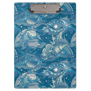Tropisches Seemuster Klemmbrett