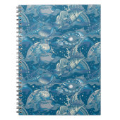 Tropisches Seemuster Notizblock (Vorderseite)