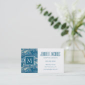 Tropisches Seemuster Visitenkarte (Stehend Vorderseite)