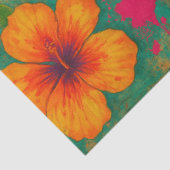 Tropisches Seepferd Postcard Decoupage Boho Seidenpapier (Ausschnitt)