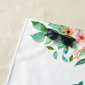 Tropisches Seepferd Strandtuch (Beispiel)