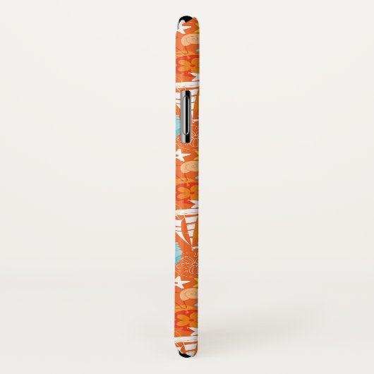 Tropisches Segelboot-Muster Case-Mate iPhone Hülle (Hinten/Rechts)