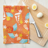 Tropisches Segelboot-Muster Küchentuch (Viertel Falte)