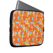 Tropisches Segelboot-Muster Laptopschutzhülle (Vorne Rechts)