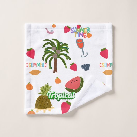 Tropisches Set (Waschlappen)