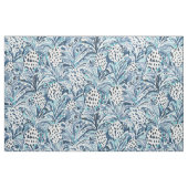 TROPISCHES SITCH Indigo-Ananas-Aquarell Stoff (Fat Quarter (45,7 x 55,9 cm))