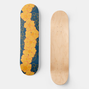 Tropisches Skateboard Hu Hibiskus