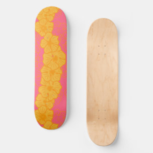 Tropisches Skateboard Hu Hibiskus