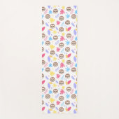 Tropisches Sloth-u. Blätter-Muster Yogamatte (Vorderseite)