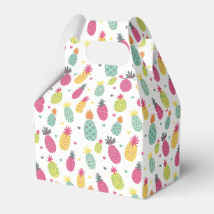 Tropisches Sommer-Ananas-Muster Geschenkschachtel