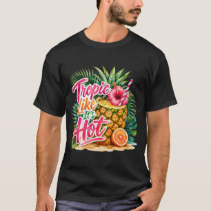 Tropisches Sommer-Strand-T-Shirt. T-Shirt