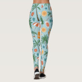 Tropisches Sommer-Strandmuster (2) Leggings (Rückseite)