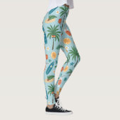 Tropisches Sommer-Strandmuster (2) Leggings (Rechts)