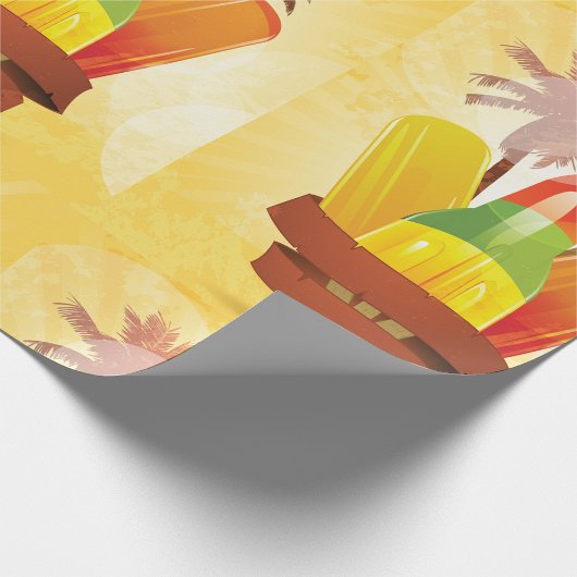 Tropisches Sommer-Umschlagpapier Geschenkpapier