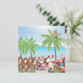 Tropisches Sommerfest Weihnachten im Juli Party (Stehend Vorderseite)