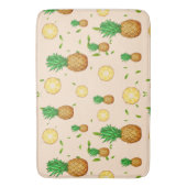 TROPISCHES SOMMERFRÜCHTE Ananas Slice Muster Badematte (Vorderseite Vertikal)