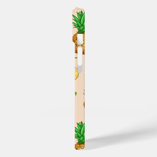 TROPISCHES SOMMERFRÜCHTE Ananas Slice Muster Case-Mate iPhone Hülle (Rückseite / Links)