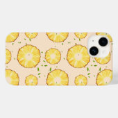 TROPISCHES SOMMERFRÜCHTE Ananas Slice Muster Case-Mate iPhone Hülle (Rückseite (Horizontal))