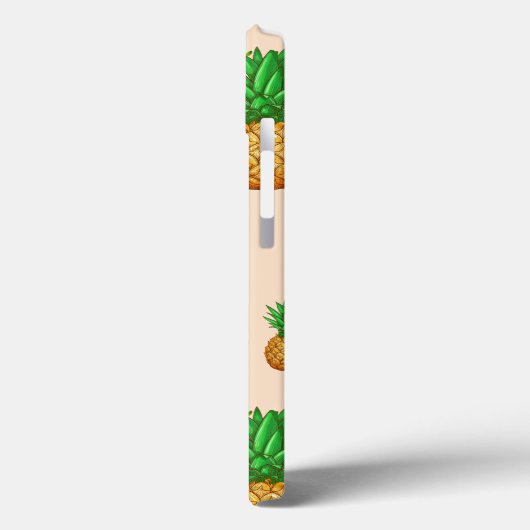 TROPISCHES SOMMERFRÜCHTE Ananas Slice Muster Case-Mate iPhone Hülle (Rückseite / Links)