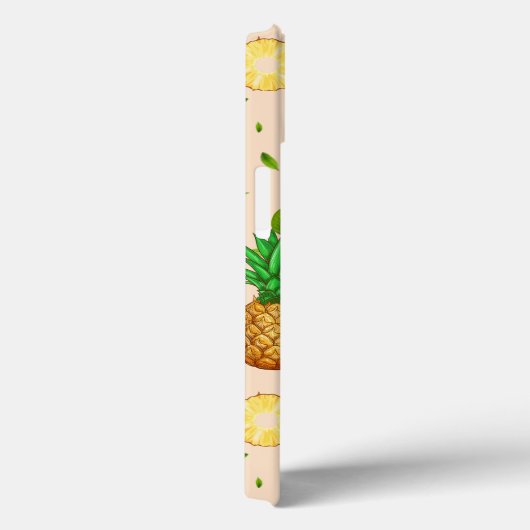 TROPISCHES SOMMERFRÜCHTE Ananas Slice Muster Case-Mate iPhone Hülle (Rückseite / Rechts)