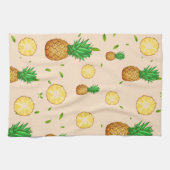 TROPISCHES SOMMERFRÜCHTE Ananas Slice Muster Geschirrtuch (Horizontal)