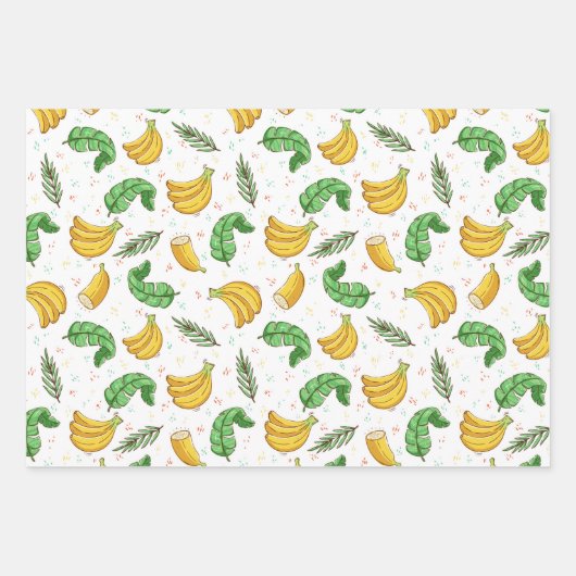 Tropisches Sommerkulptionspapier Set 3 Geschenkpapier Set (Vorderseite 2)