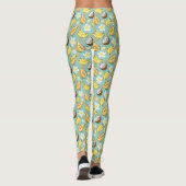 Tropisches Sommerkulstmuster Leggings (Rückseite)