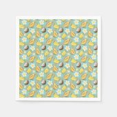 Tropisches Sommerkulstmuster Serviette (Vorderseite)