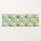 Tropisches Sommerkulstmuster Yogamatte (Vorderseite (Horizontal))