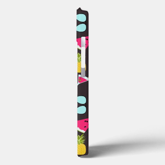 Tropisches Sommermuster Case-Mate iPhone Hülle (Rückseite / Links)