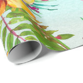Tropisches Sommermuster Geschenkpapier (Rolleneckpunkt)