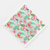 Tropisches Sommermuster Serviette (Ecke)