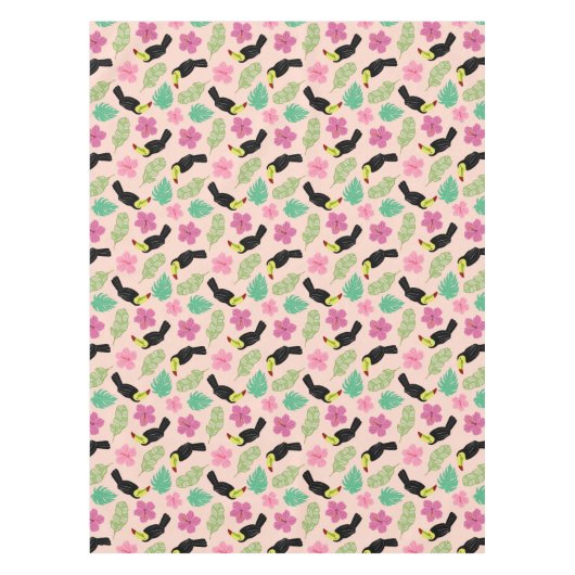 Tropisches Sommermuster Tischdecke (Vorderseite)