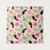 Tropisches Sommermuster Wandteppich (Vorderseite)