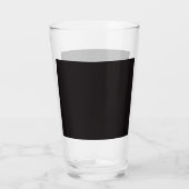 Tropisches Sonnenuntergangs-Palmen Retro-Design Glas (Rückseite)