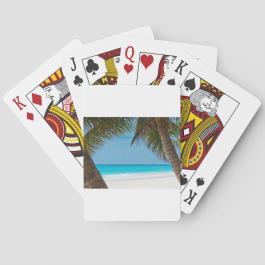 Tropisches Spielkarten (Rückseite)