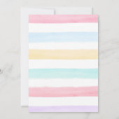 Tropisches Splish Splash Pool Party Bash Birthday Einladung (Rückseite)