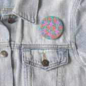 Tropisches Sternenfisch-Muster Button (Beispiel)