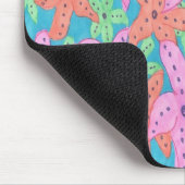 Tropisches Sternenfisch-Muster Mousepad (Ecke)