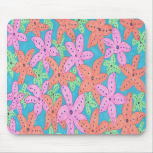 Tropisches Sternenfisch-Muster Mousepad
