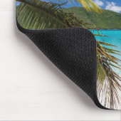 Tropisches Strand-Paradies Mousepad (Ecke)