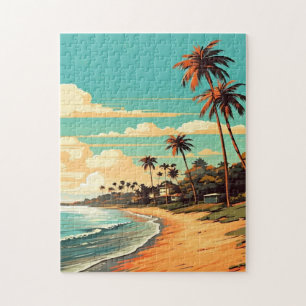 Tropisches Strand-Puzzle Puzzle