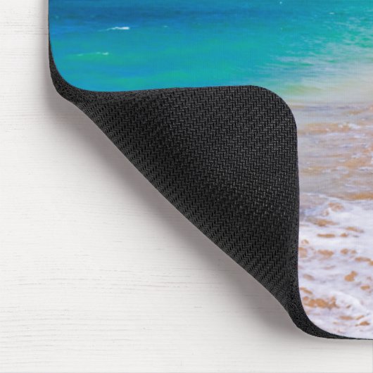 Tropisches Strandparadies, Hawaii Mousepad (Ecke)